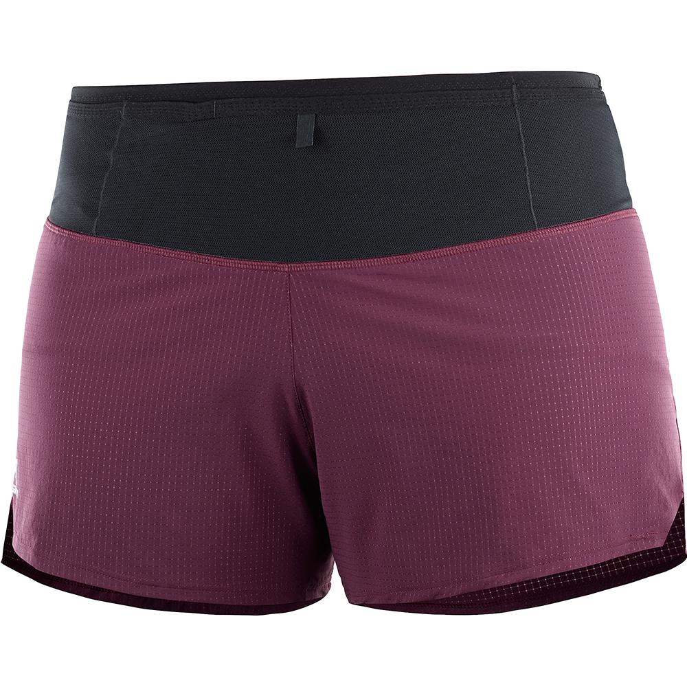 Salomon Singapore Womens Shorts - SENSE W Purple | 65493-VPSZ